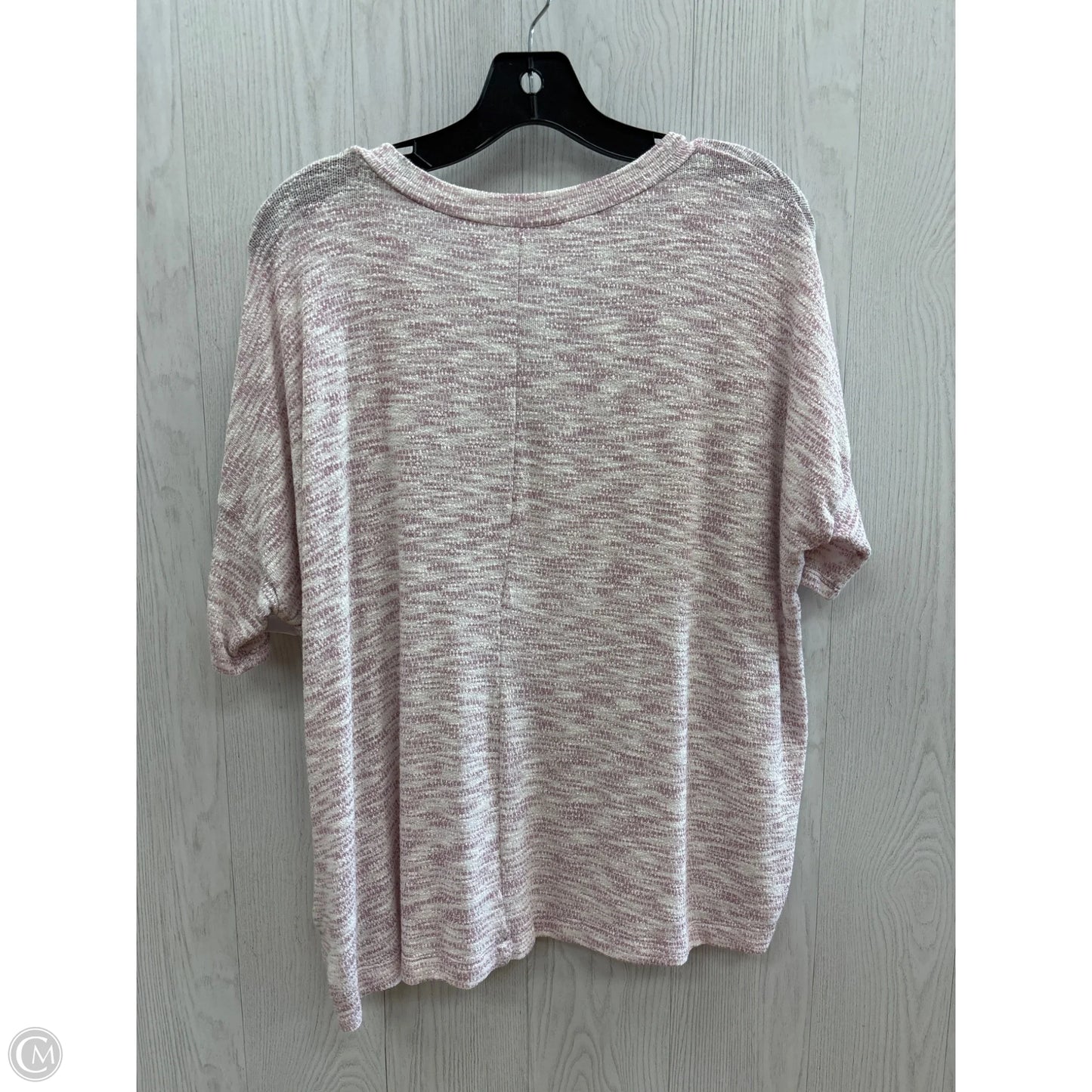 Top Short Sleeve By White Birch In Pink, Size: S