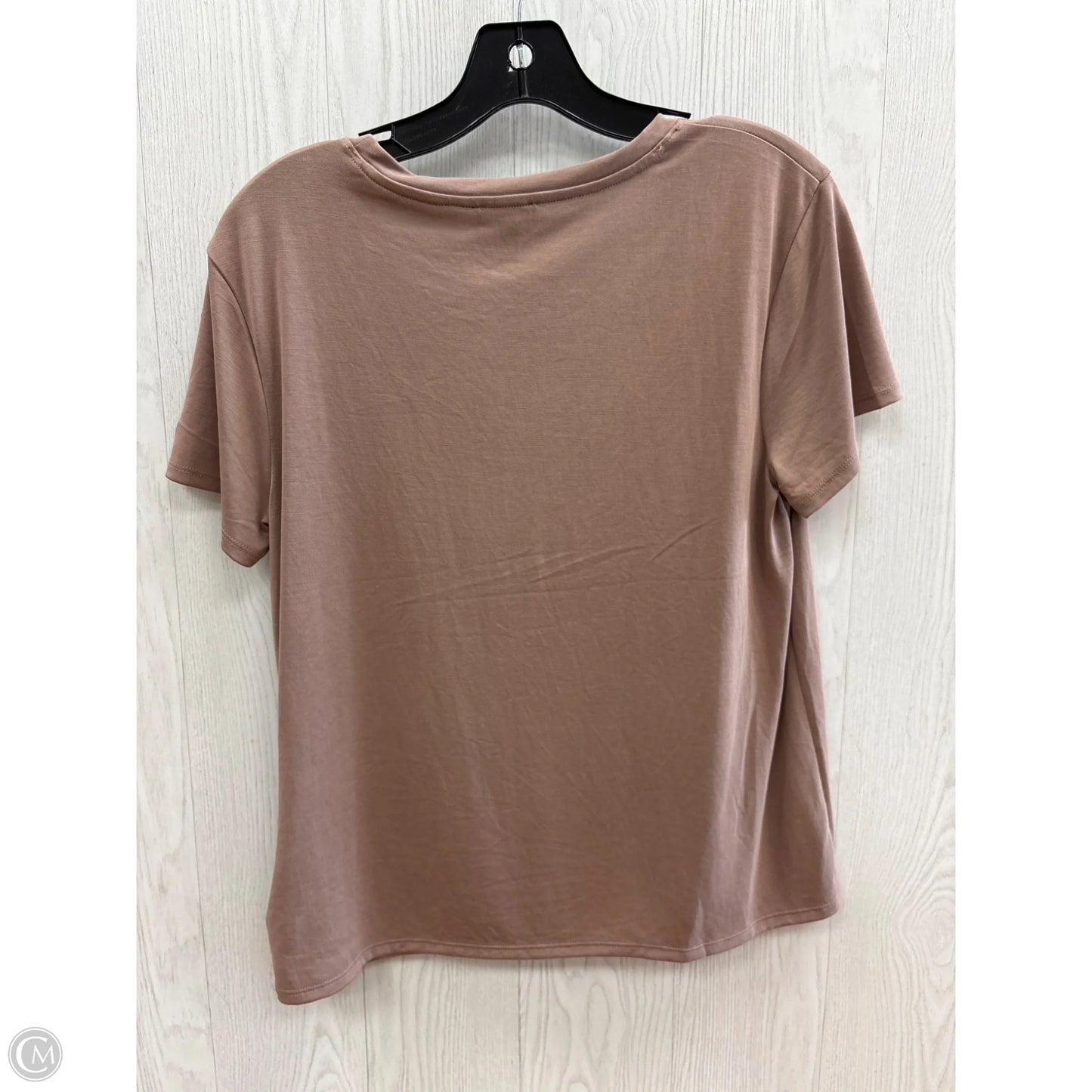 Top Short Sleeve By Express In Mauve, Size: S