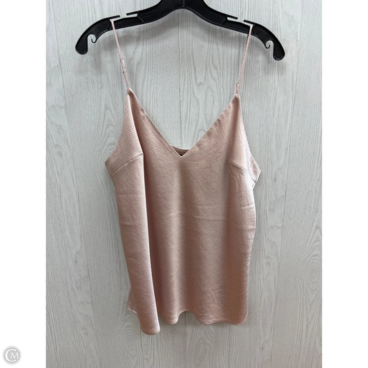 Top Sleeveless By Express In Pink, Size: L