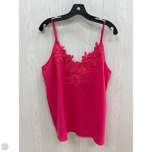 Top Sleeveless By Clothes Mentor In Pink, Size: M