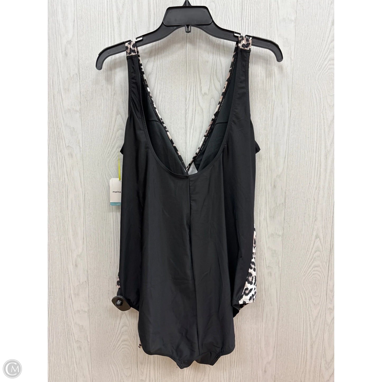 Swimsuit By Clothes Mentor In Animal Print, Size: 3x