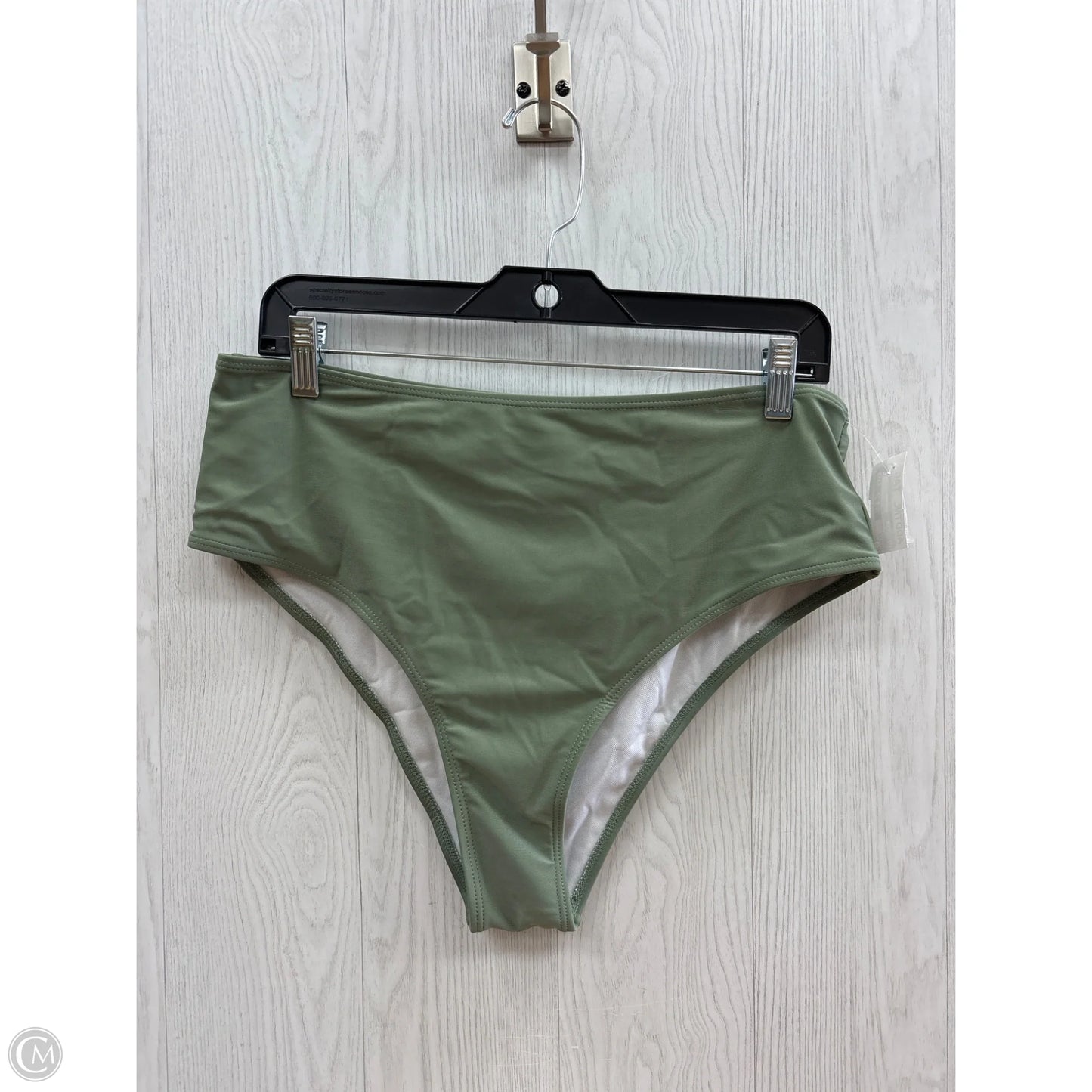 Swimsuit 2pc By Shein In Black & White, Size: 1x