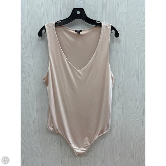 Bodysuit By Express In Pink, Size: Xl