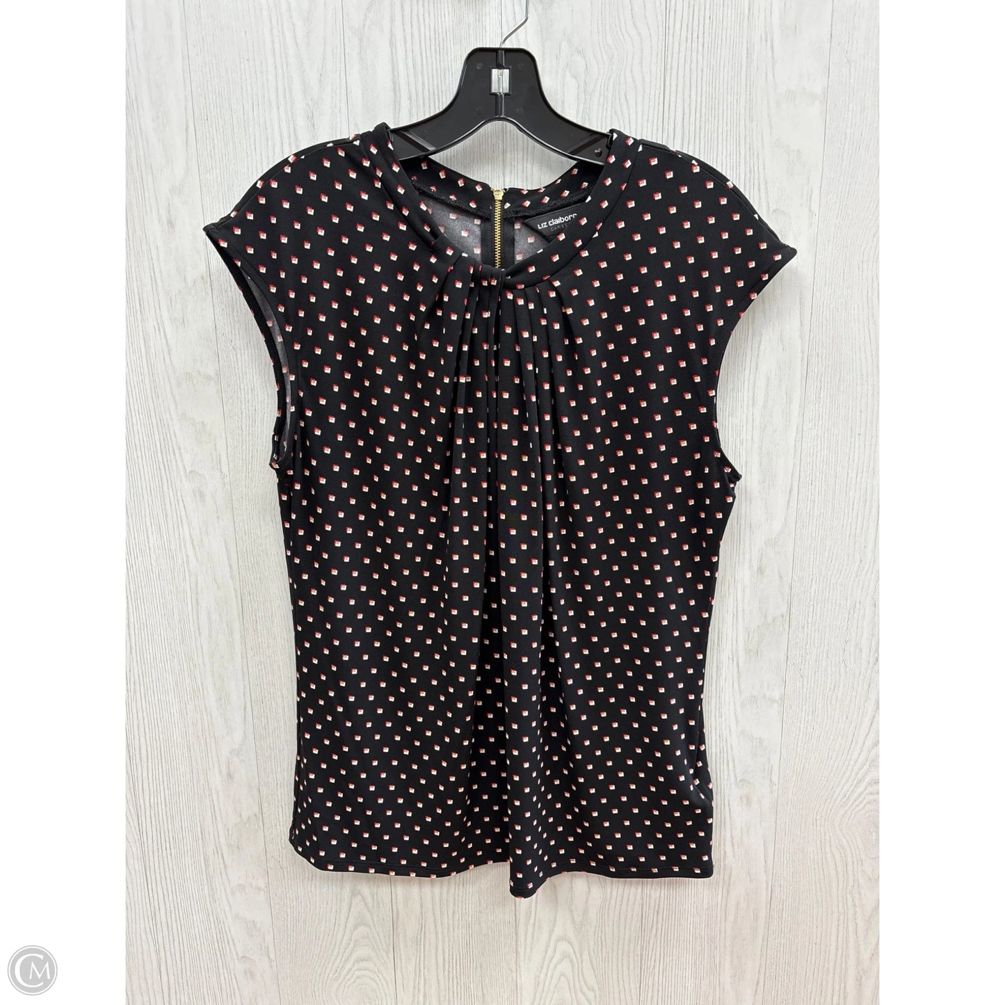 Top Sleeveless By Liz Claiborne In Beige, Size: M