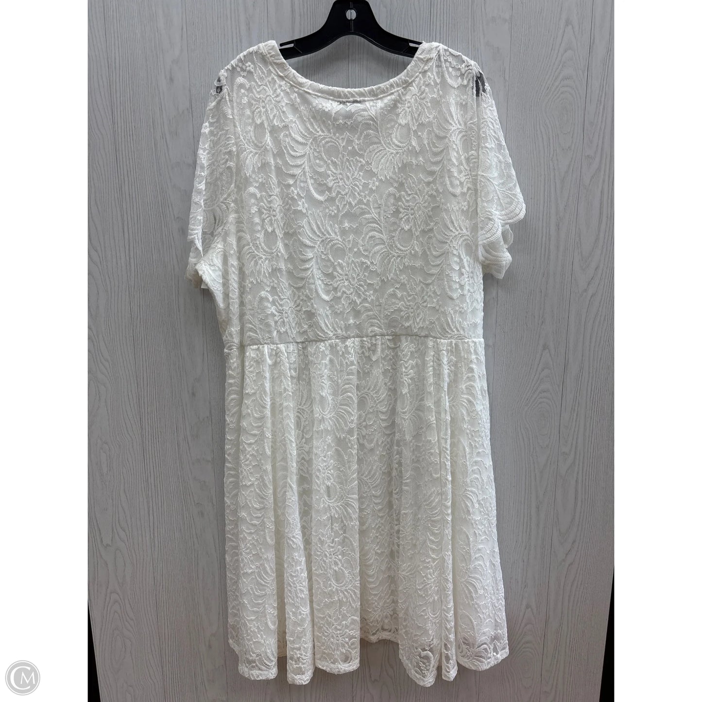 Dress Casual Midi By Torrid In White, Size: 4