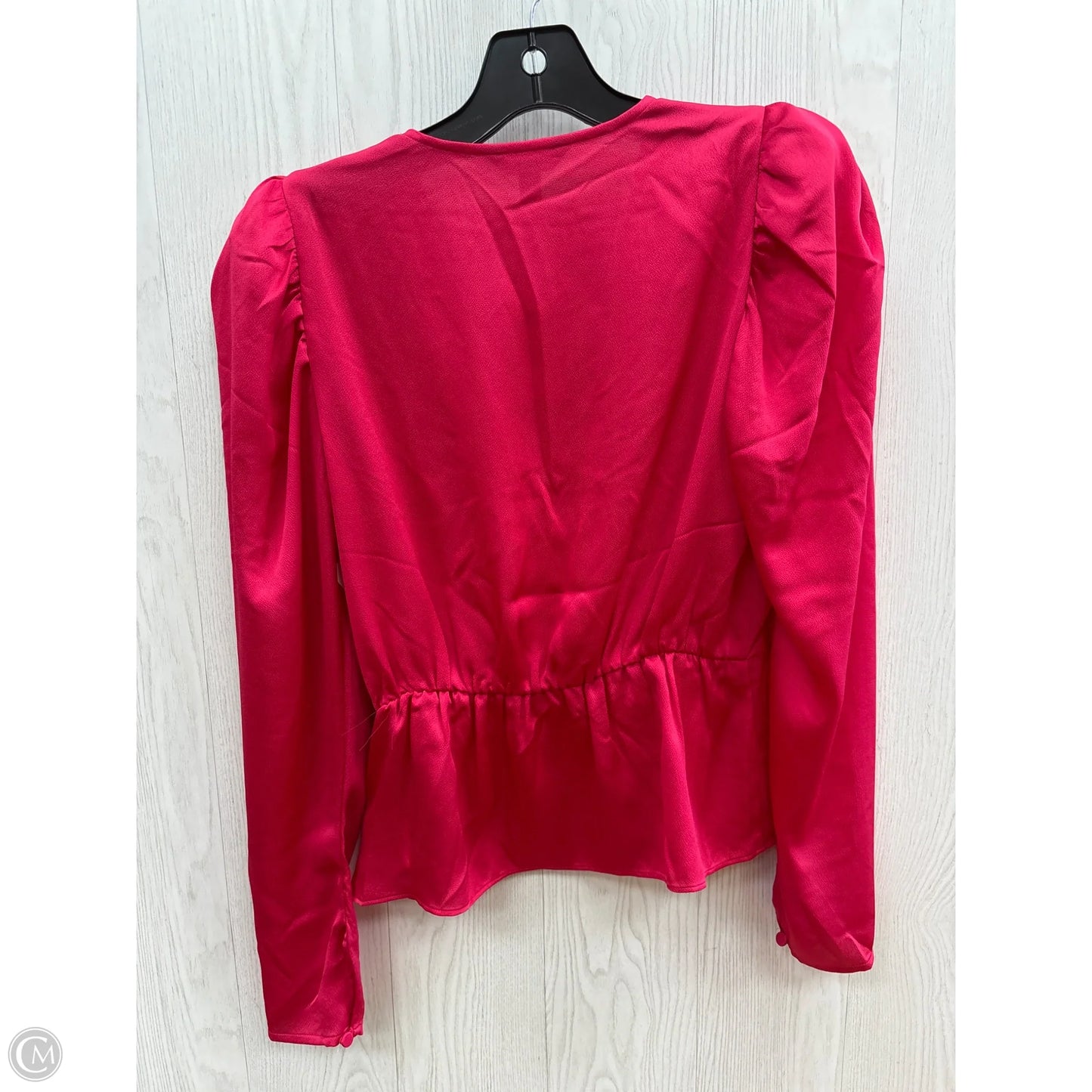 Top Long Sleeve By Express In Pink, Size: S