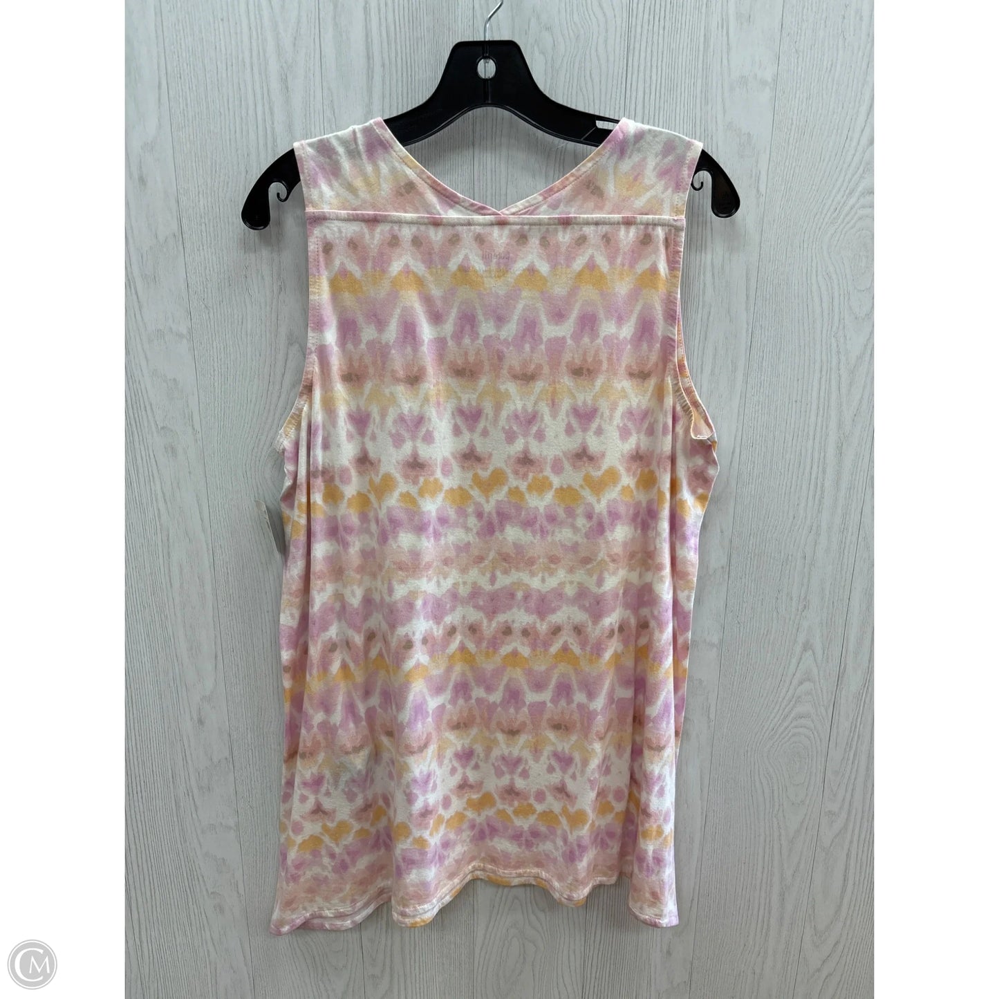 Top Sleeveless By Pure Jill In Pink & Purple, Size: M