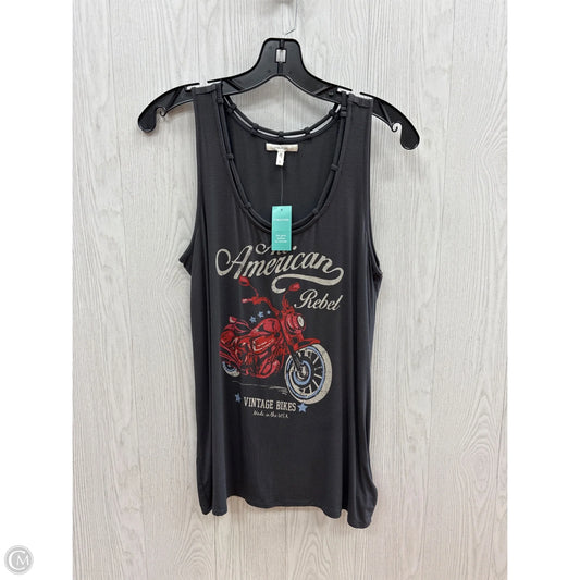 Top Sleeveless By Maurices In Grey, Size: S