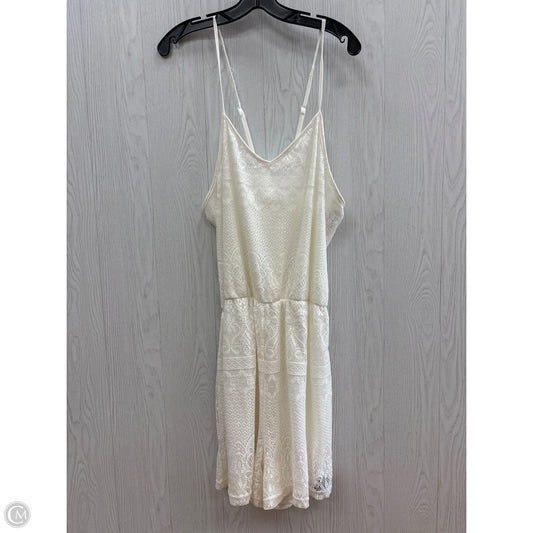Romper By Bobbie Brooks In Cream, Size: 1x