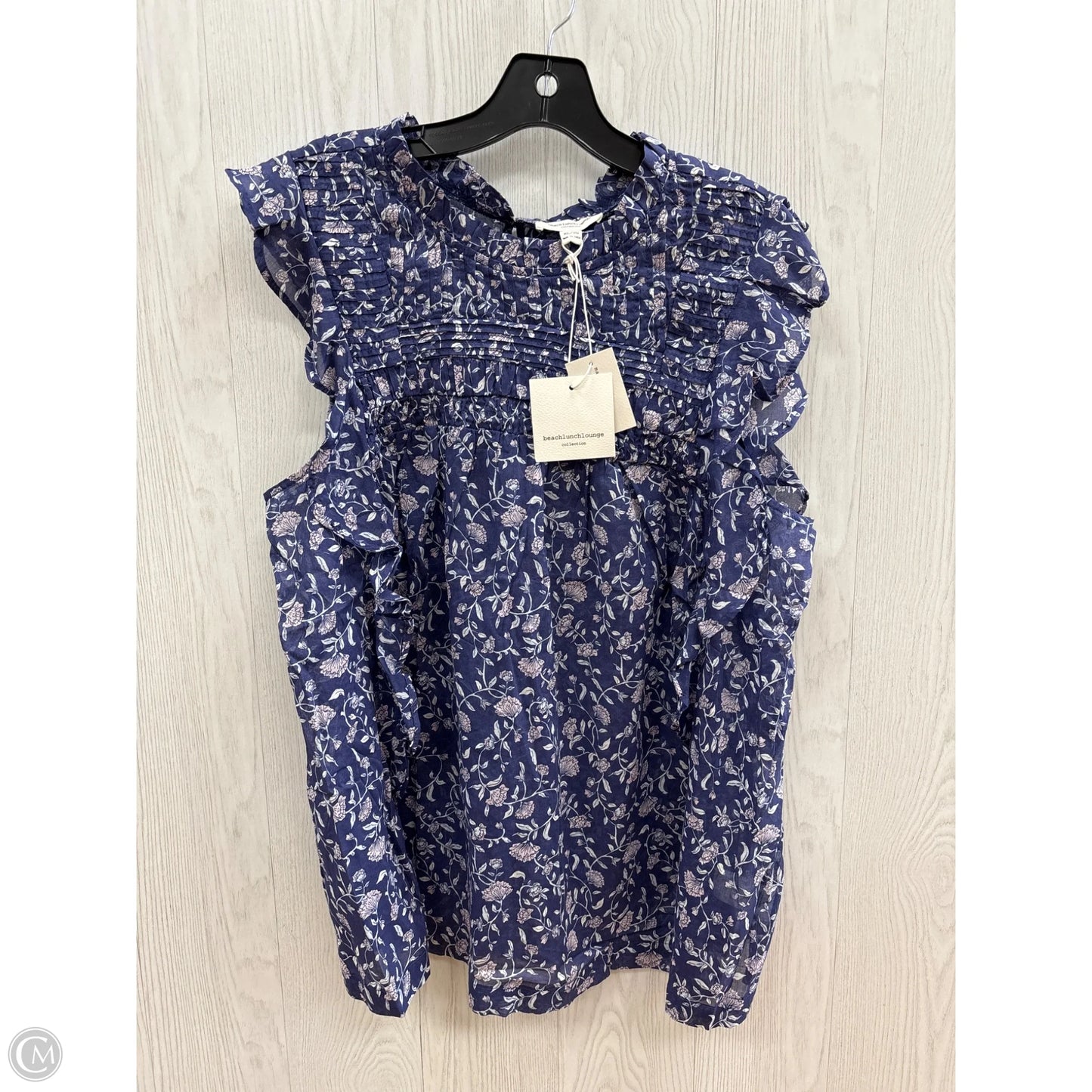 Top Sleeveless By Beachlunchlounge In Blue, Size: Xl