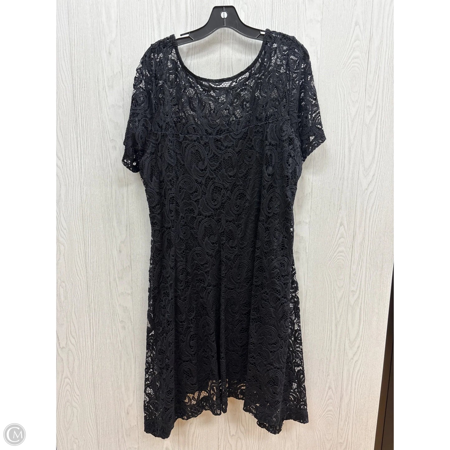 Dress Casual Short By Lane Bryant In Black, Size: 3x