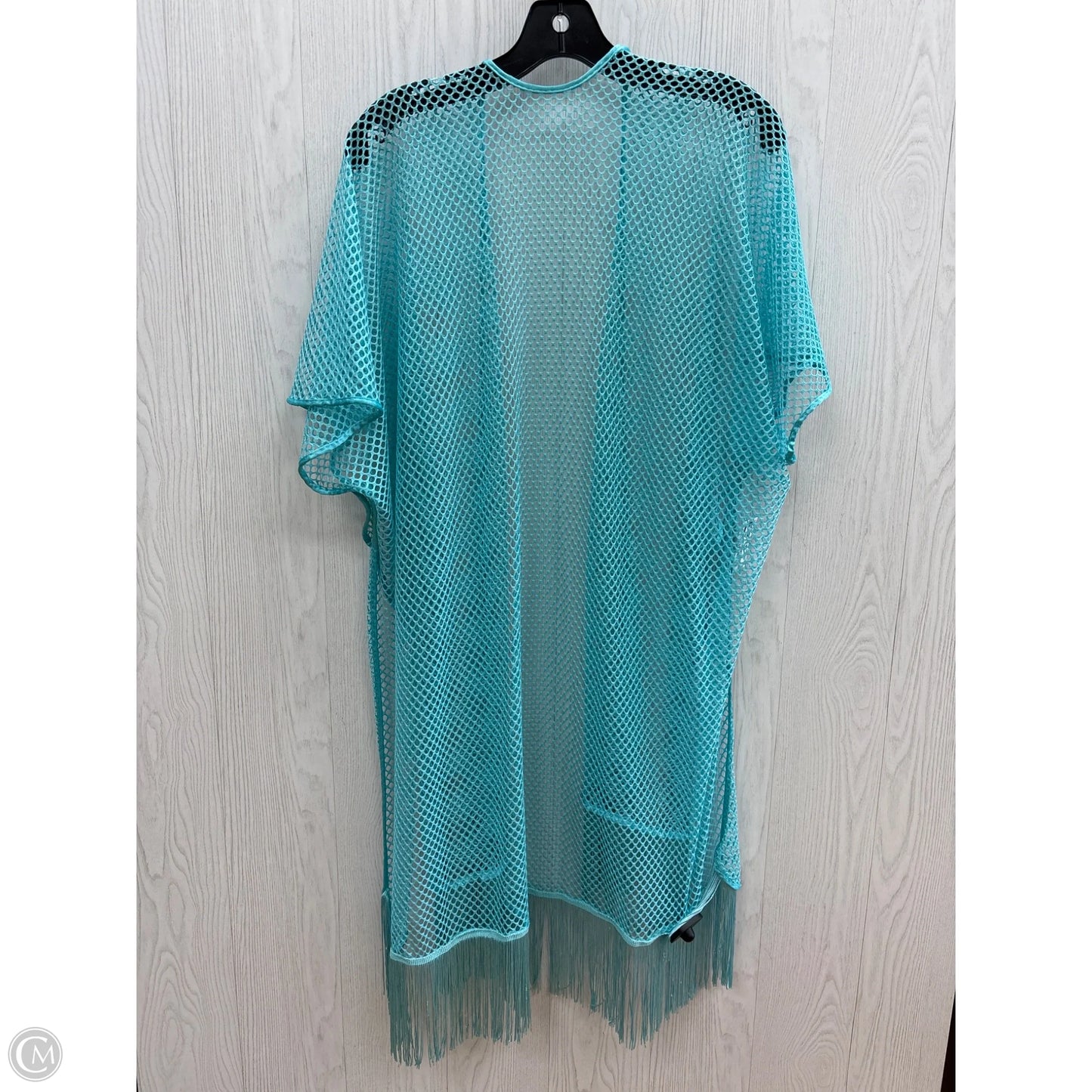 Swimwear Cover-up By Clothes Mentor In Teal, Size: Xl
