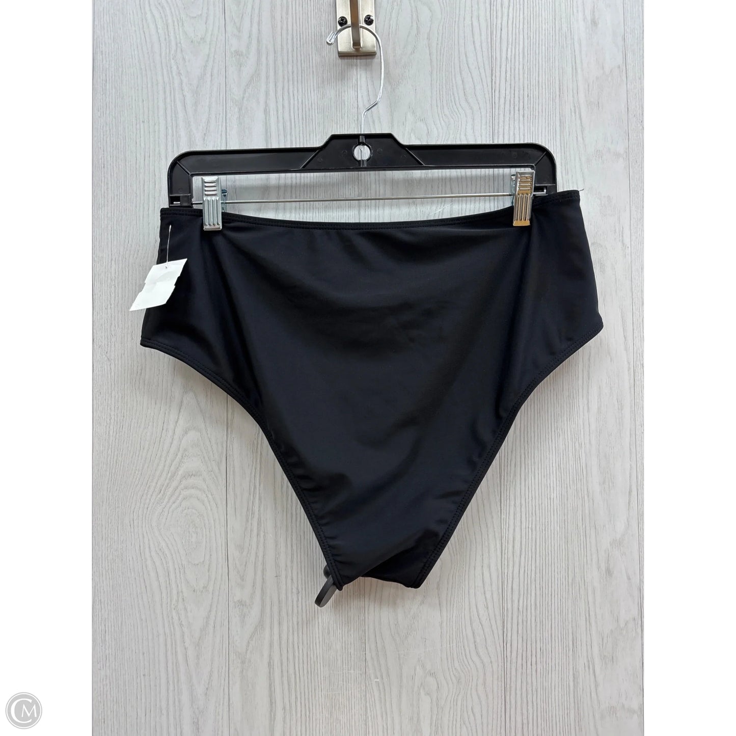 Swimsuit Bottom By Clothes Mentor In Black, Size: 1x