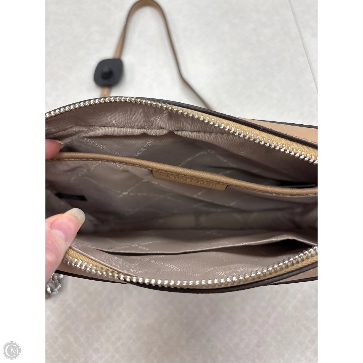 Crossbody Designer By Michael Kors, Size: Medium