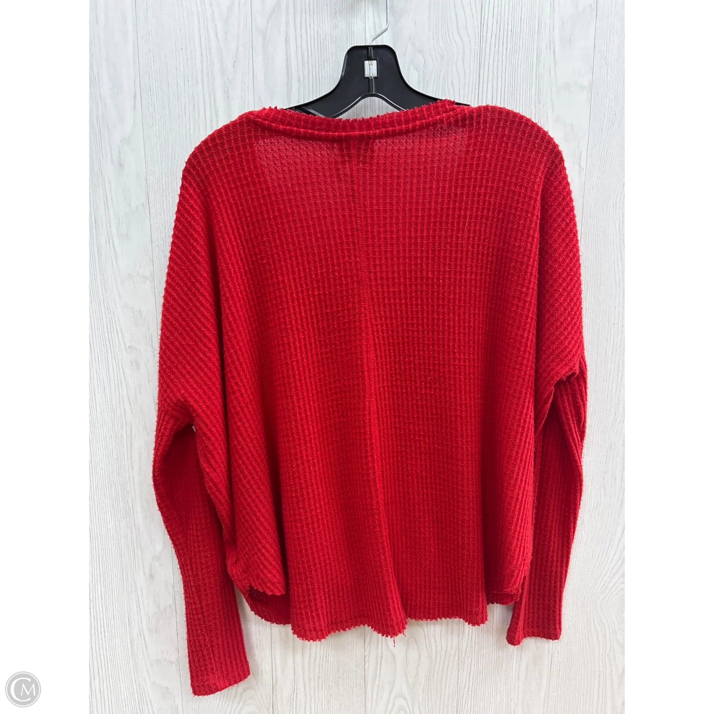 Top Long Sleeve By Clothes Mentor In Red, Size: Xs