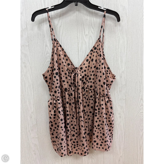 Top Sleeveless By Shein In Mauve, Size: 4x