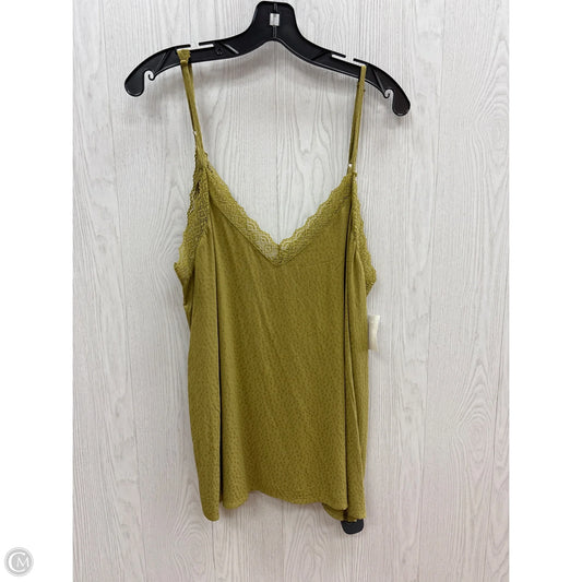Top Sleeveless By Clothes Mentor In Green, Size: Xl