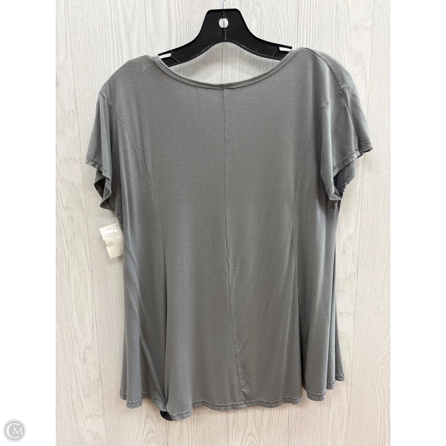 Top Short Sleeve Basic By Sew In Love In Grey, Size: S