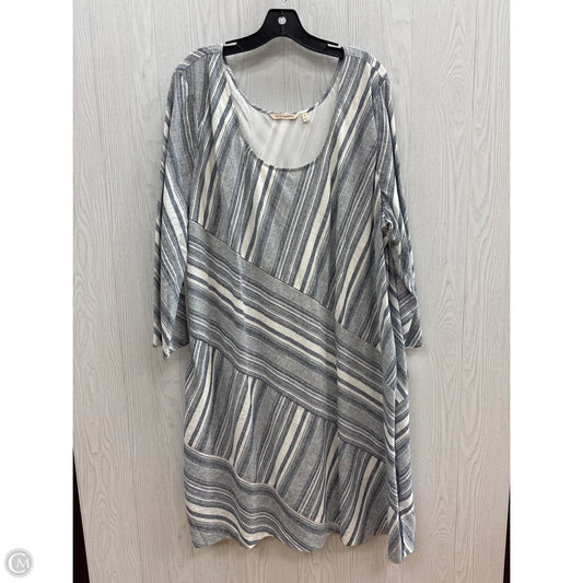 Dress Casual Short By Soft Surroundings In Blue, Size: 3x