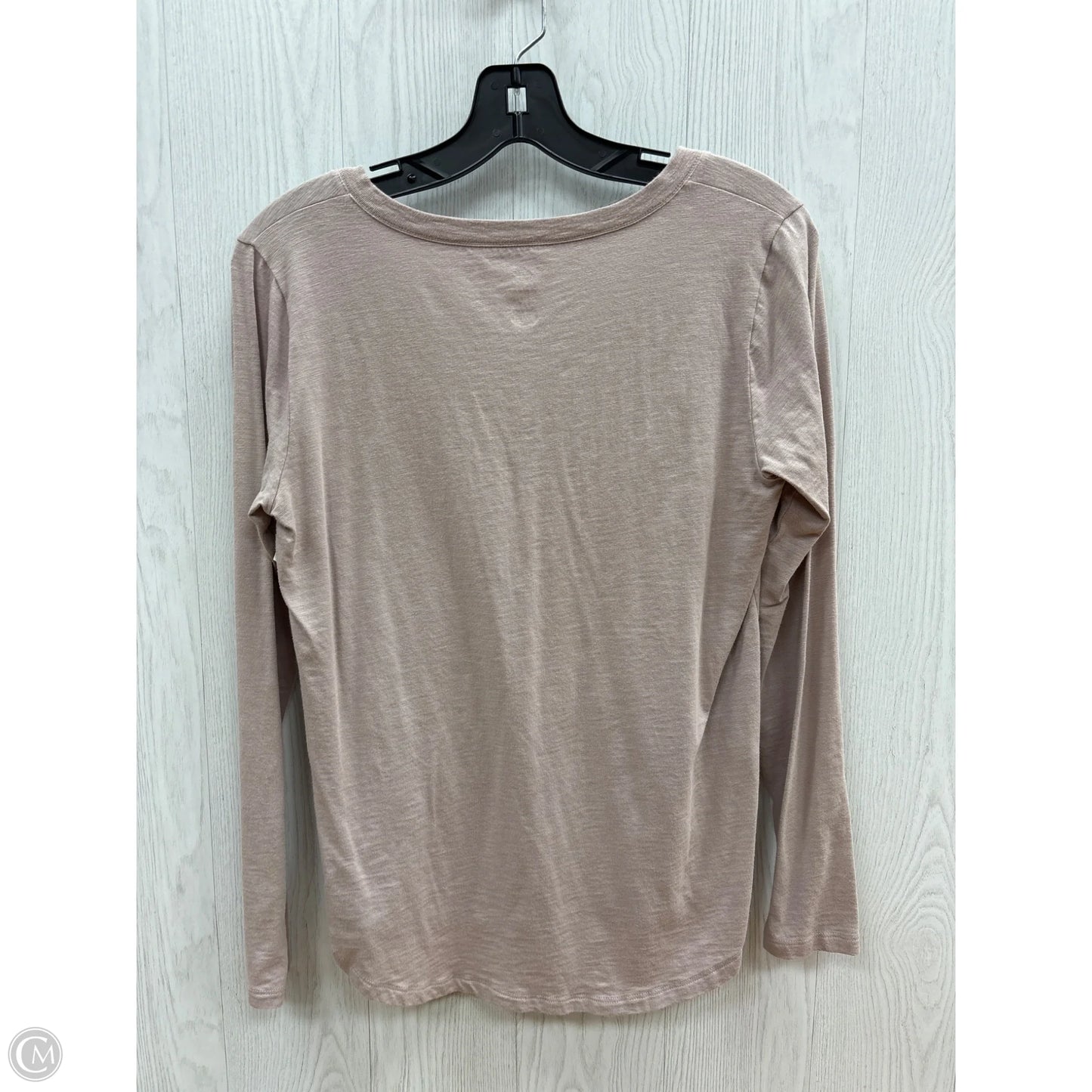 Top Long Sleeve Basic By Aerie In Pink, Size: S