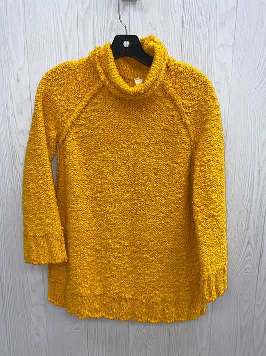 Sweater By Anthropologie In Gold, Size: S