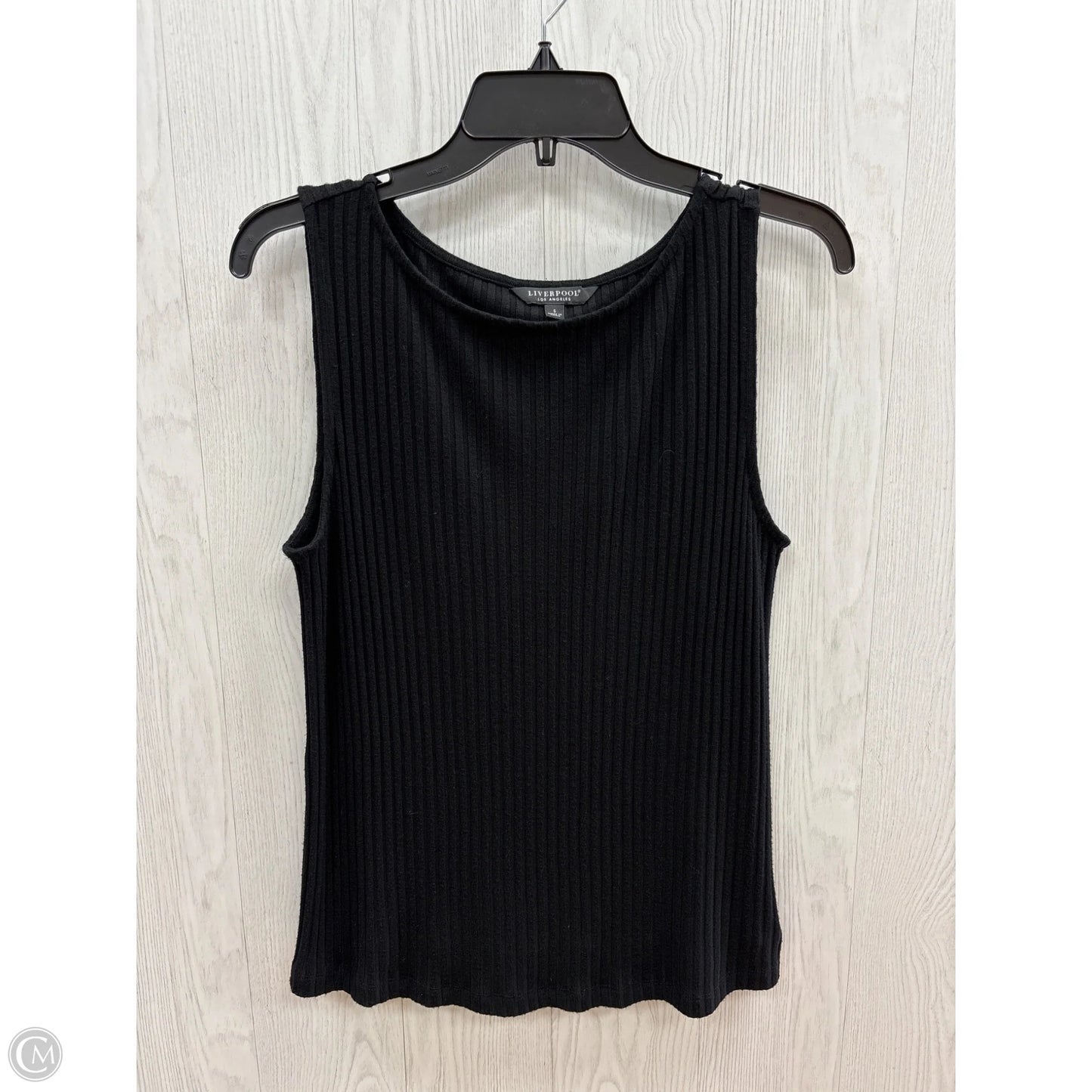 Top Sleeveless By Liverpool In Black, Size: S