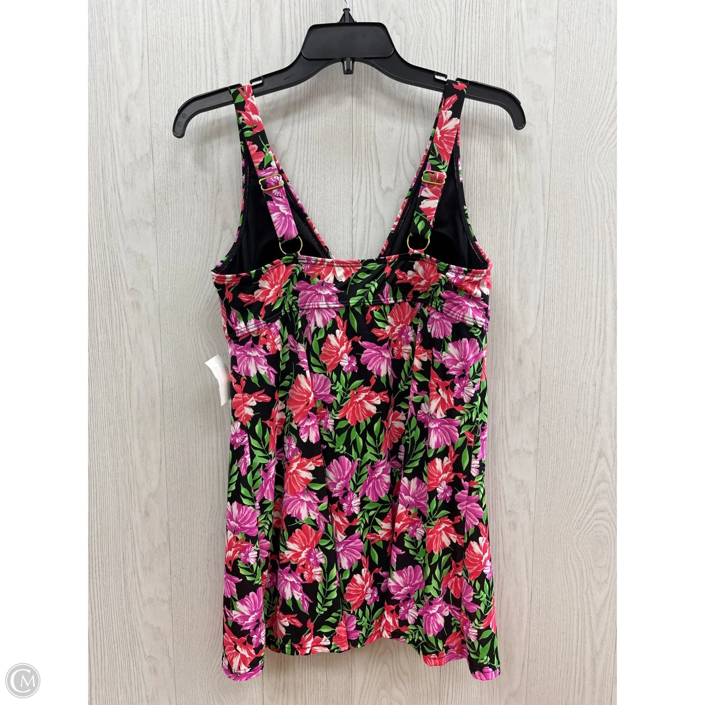 Swimsuit By Clothes Mentor In Floral Print, Size: 12