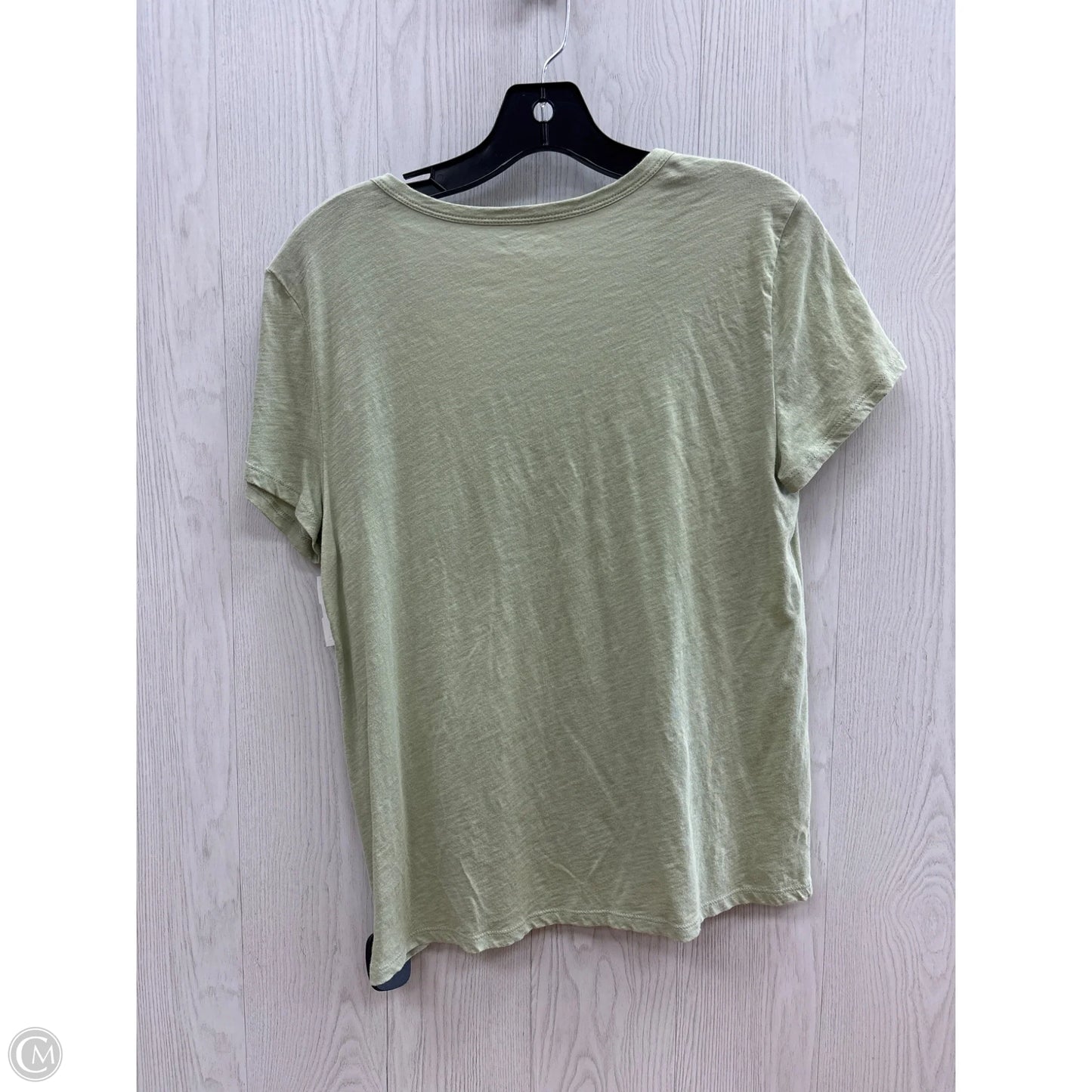 Top Short Sleeve Basic By Loft In Green, Size: M