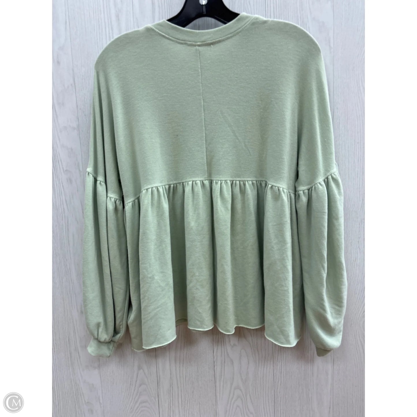 Top Long Sleeve By Altard State In Green, Size: Xs