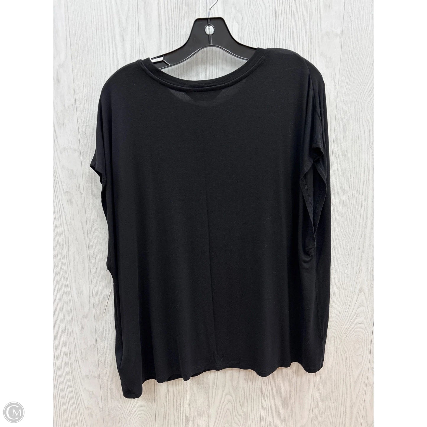 Top Short Sleeve Basic By Simply Vera In Black, Size: Xxl