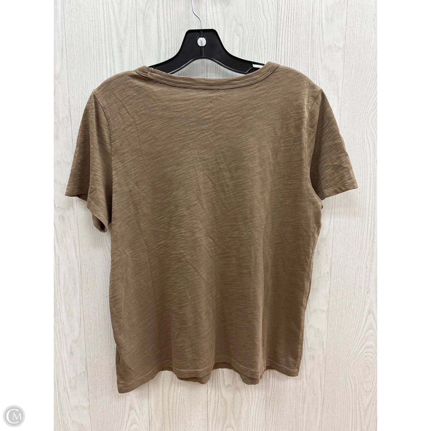 Top Short Sleeve Basic By Old Navy In Brown, Size: M