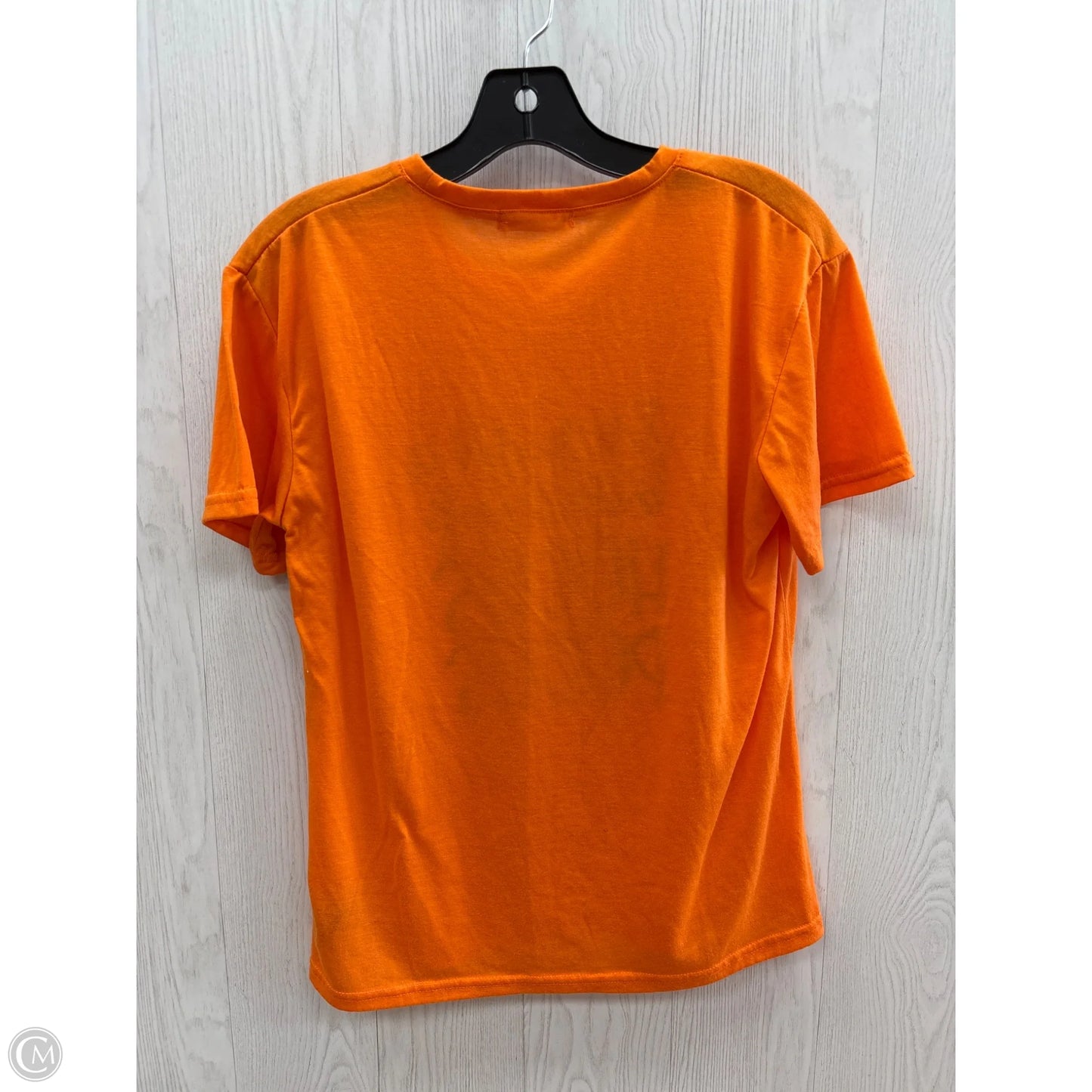 Top Short Sleeve Basic By Clothes Mentor In Orange, Size: L
