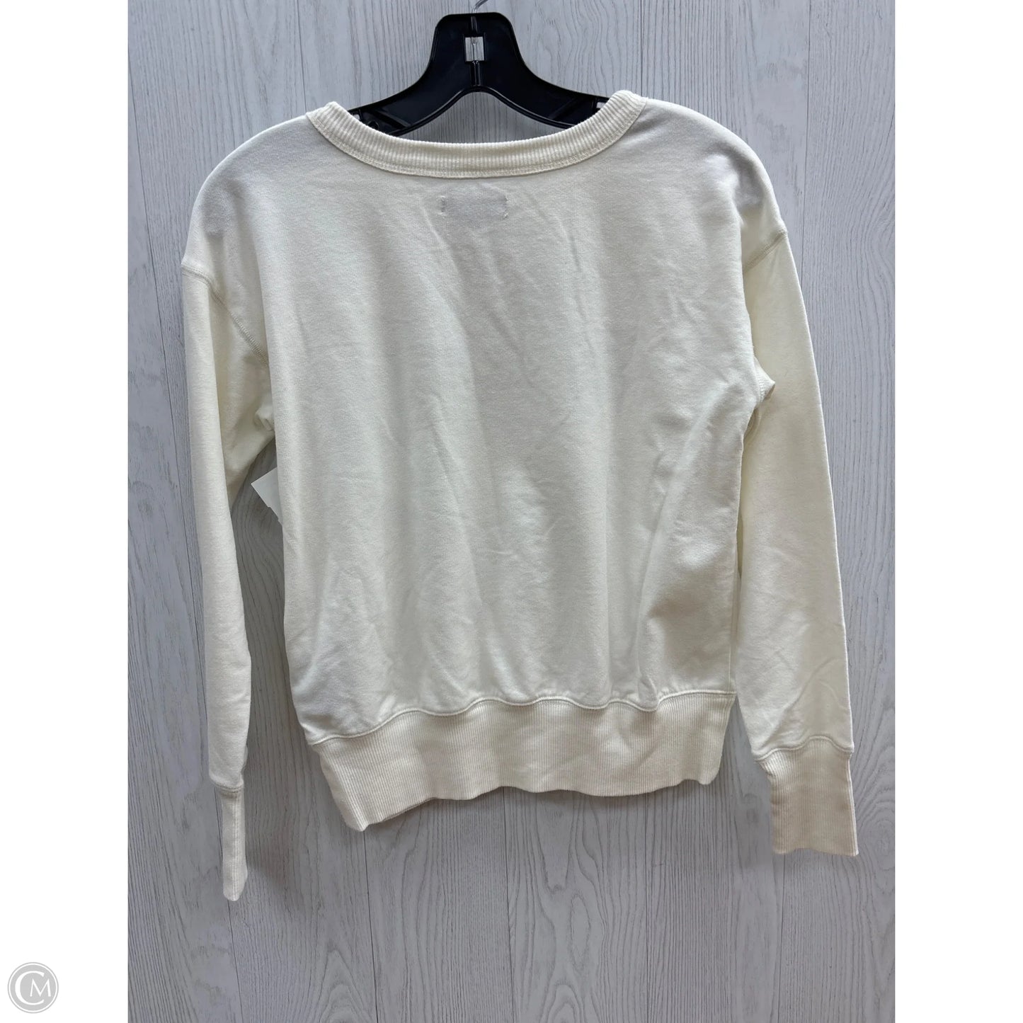 Top Long Sleeve By Fifth Sun In Cream, Size: Xs