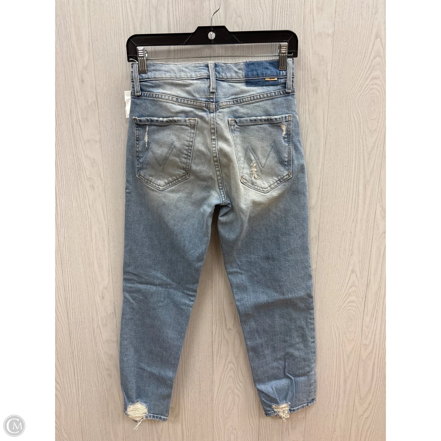 Jeans Straight By Mother In Blue Denim, Size: 2