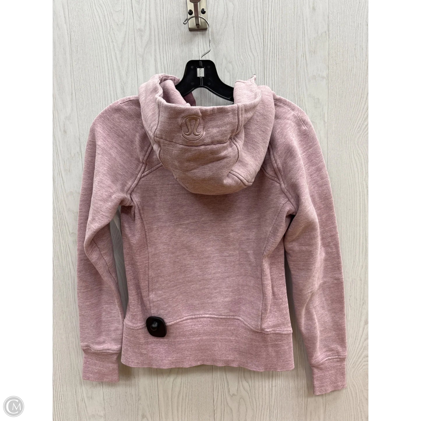 Athletic Jacket By Lululemon In Pink, Size: Xs