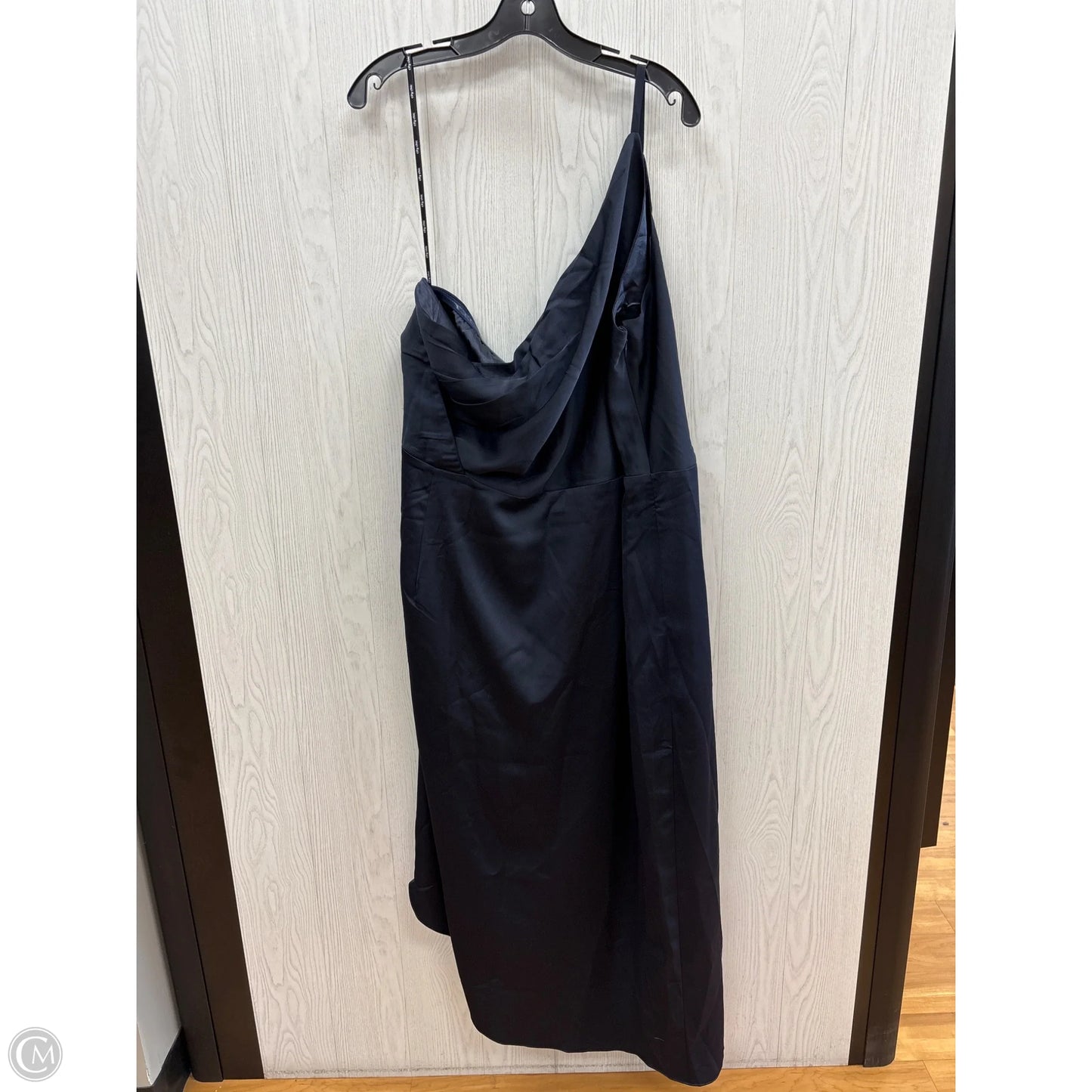 Dress Party Midi By City Chic In Navy, Size: 24