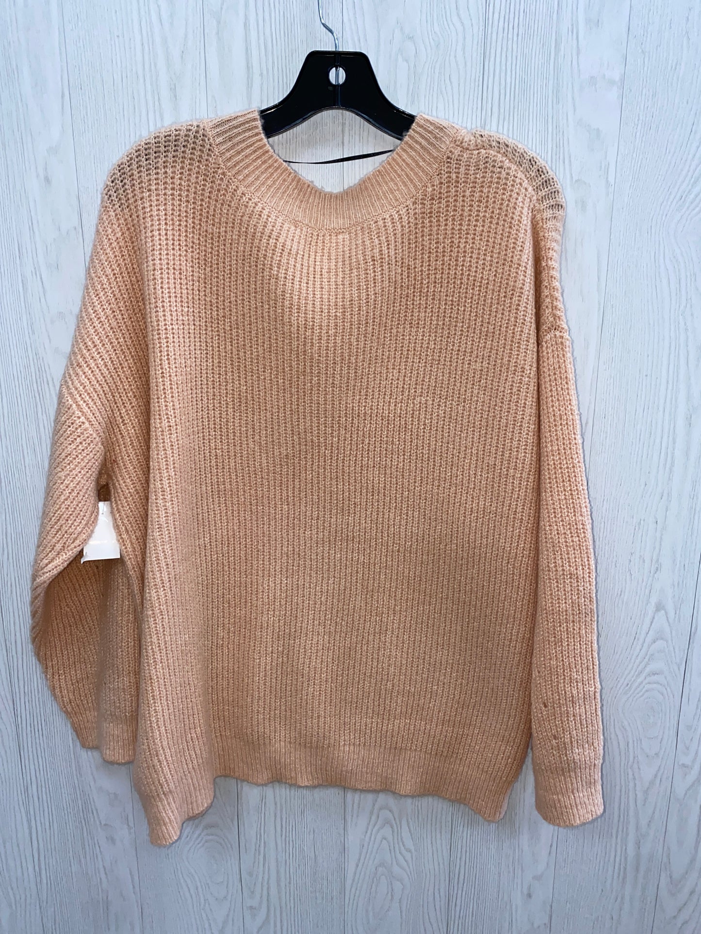 Sweater By Double Zero In Peach, Size: M
