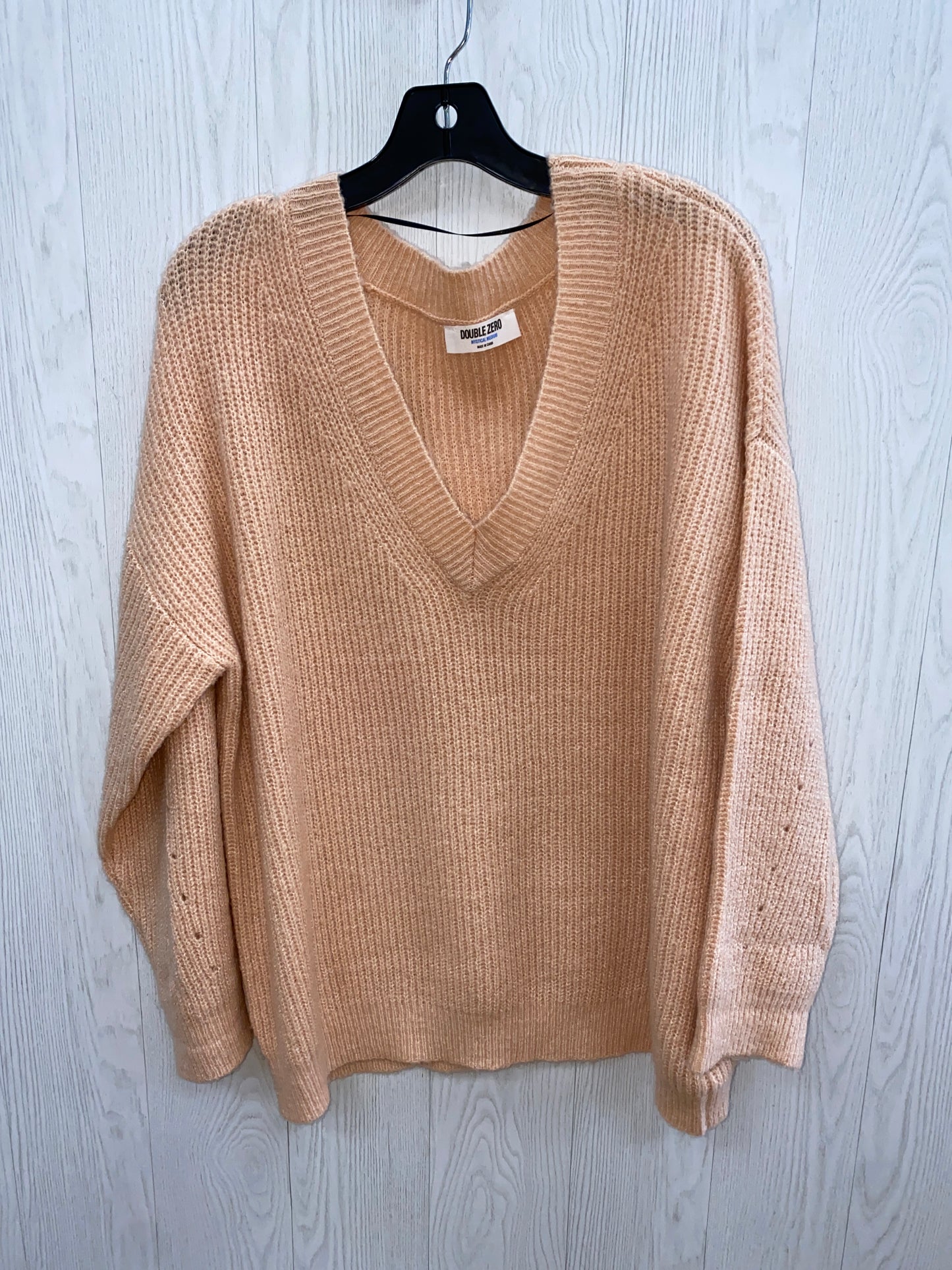 Sweater By Double Zero In Peach, Size: M