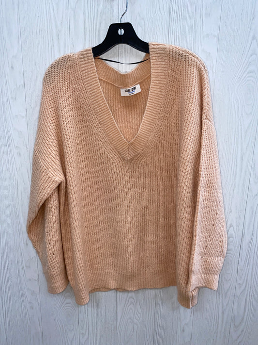 Sweater By Double Zero In Peach, Size: M