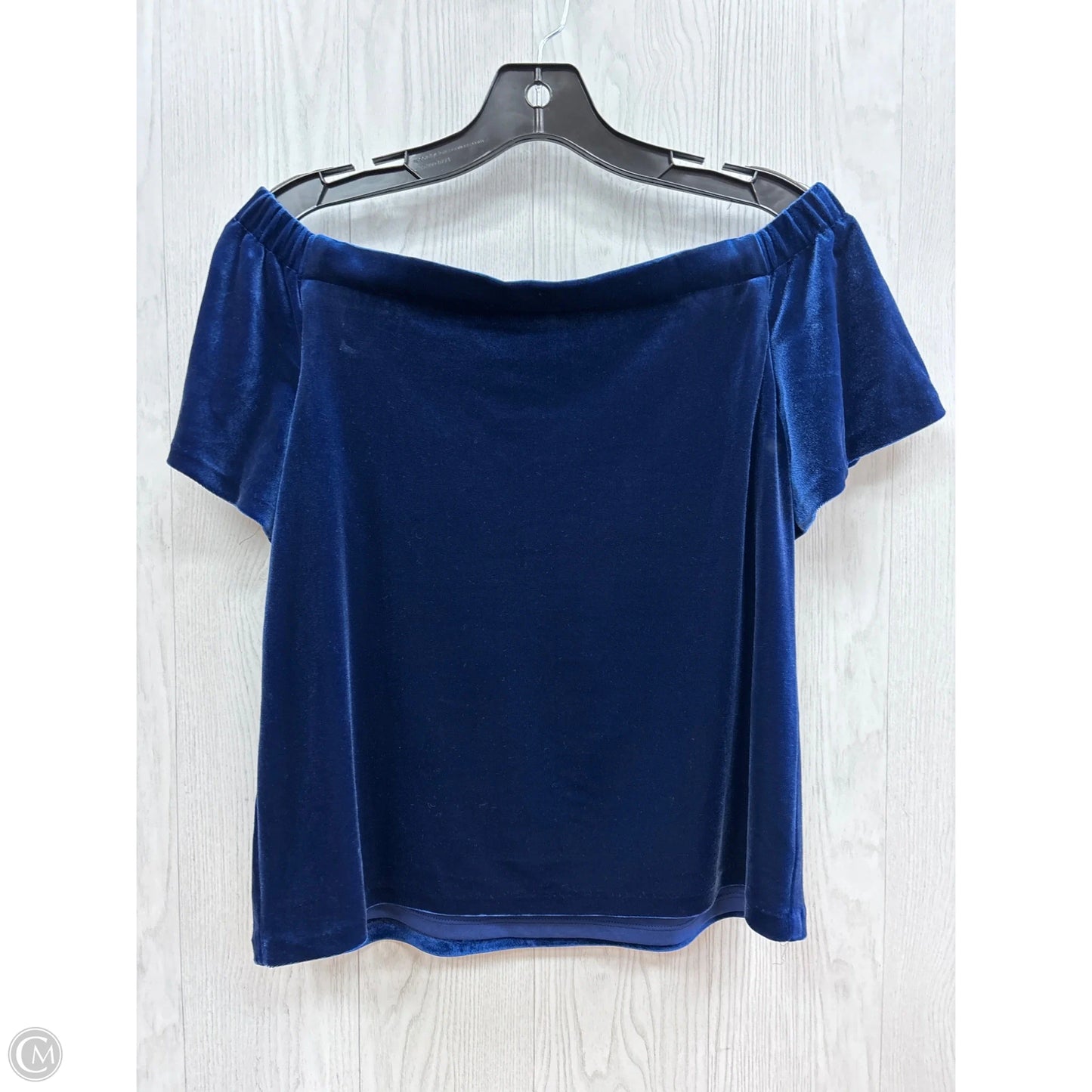 Top Short Sleeve By White House Black Market In Blue, Size: Xs