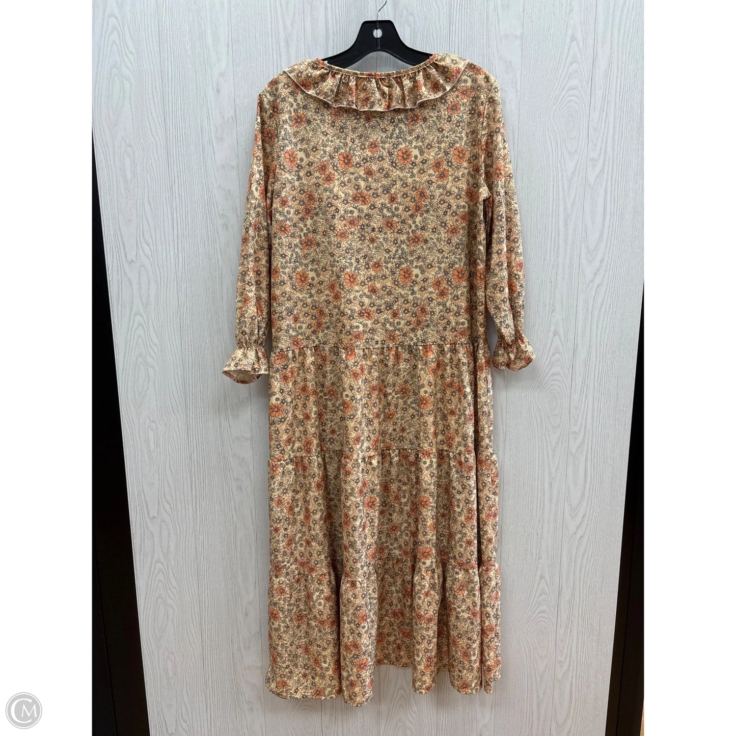 Dress Casual Maxi By Clothes Mentor In Yellow, Size: L