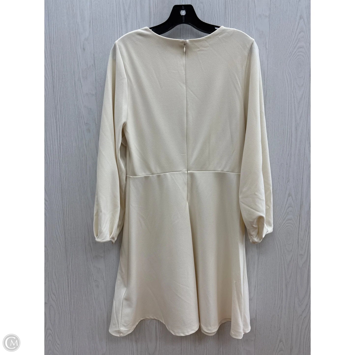 Dress Work By Express In Ivory, Size: M