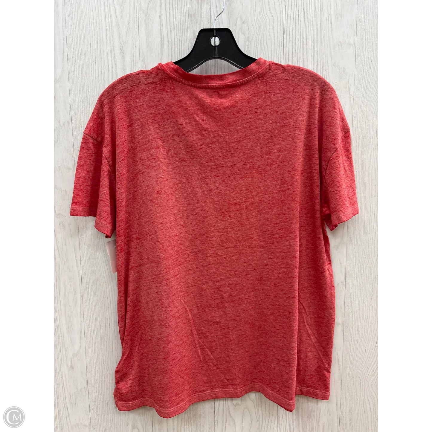 Top Short Sleeve Basic By Maurices In Red, Size: S