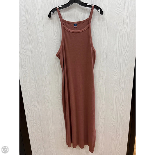 Dress Casual Maxi By Old Navy In Mauve, Size: Xl