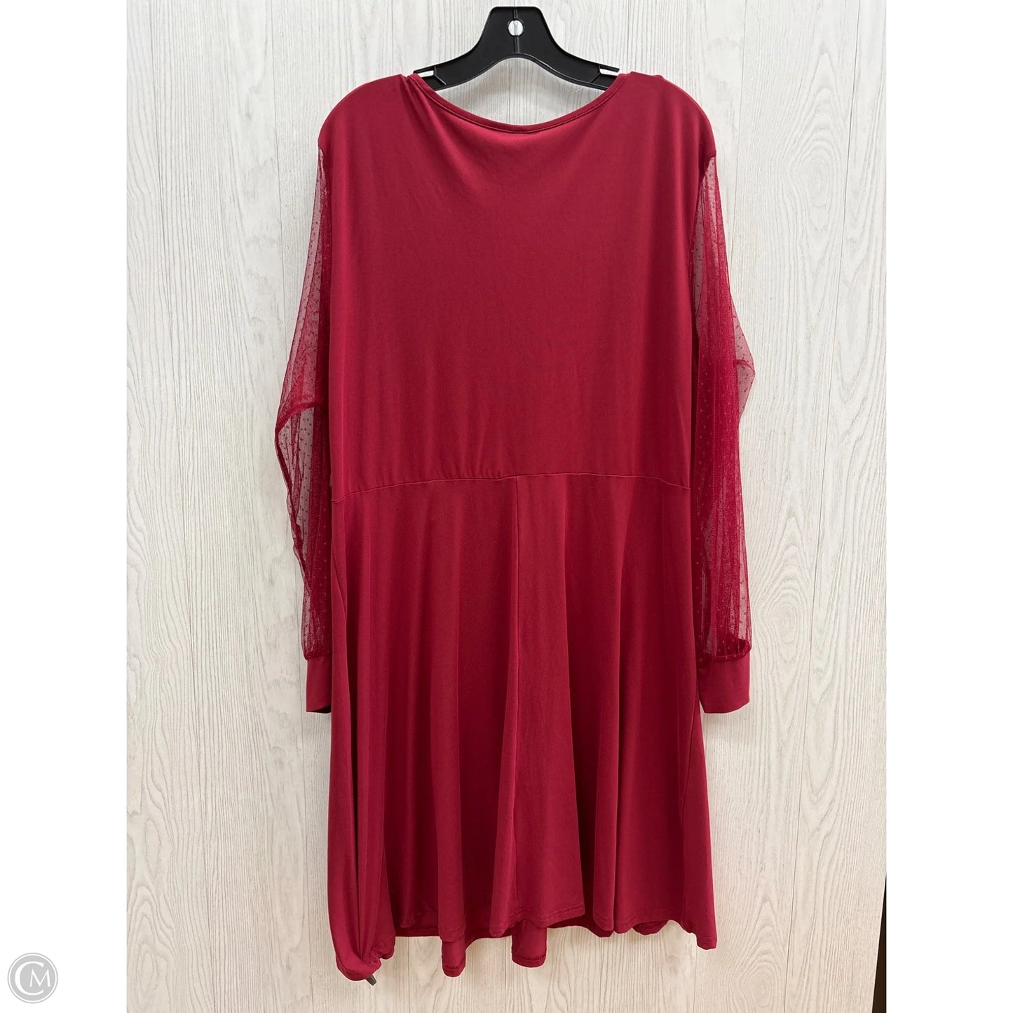 Dress Casual Short By Shein In Red, Size: 3x