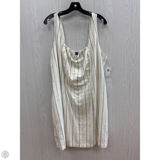 Dress Casual Short By Old Navy In Blue & White, Size: 2x