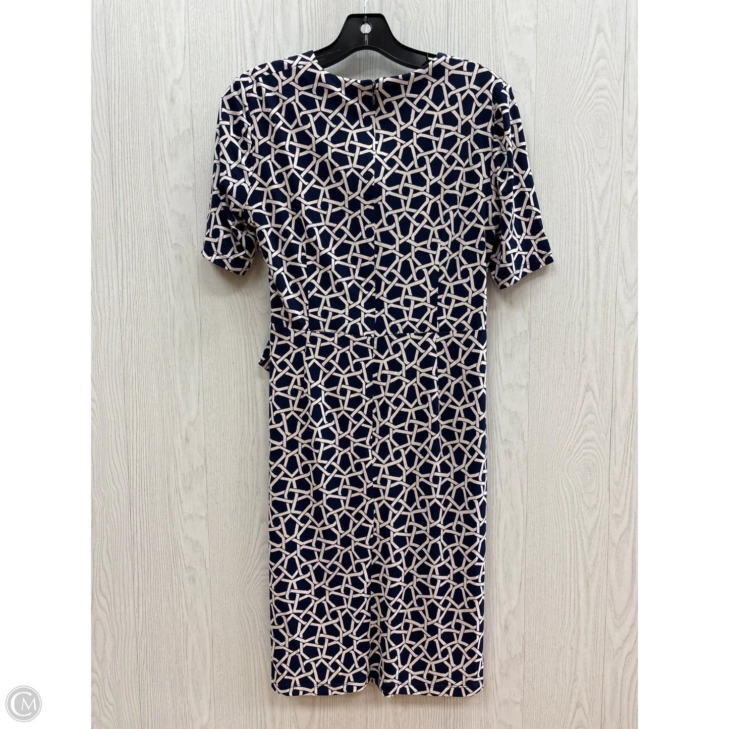 Dress Work By Liz Claiborne In Blue & White, Size: 4