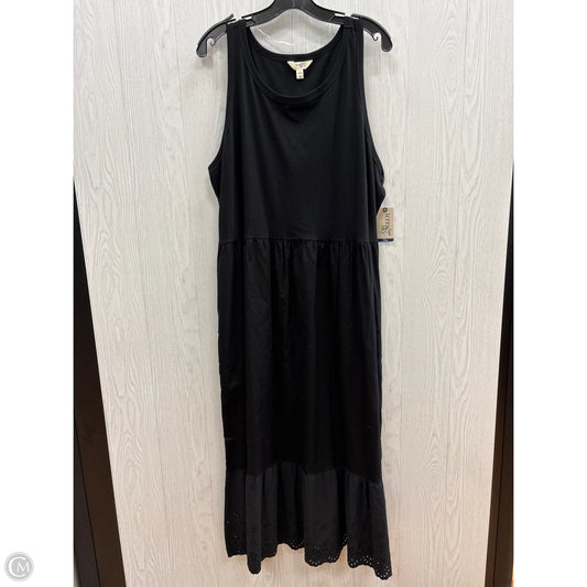 Dress Casual Maxi By Terra & Sky In Black, Size: 1x