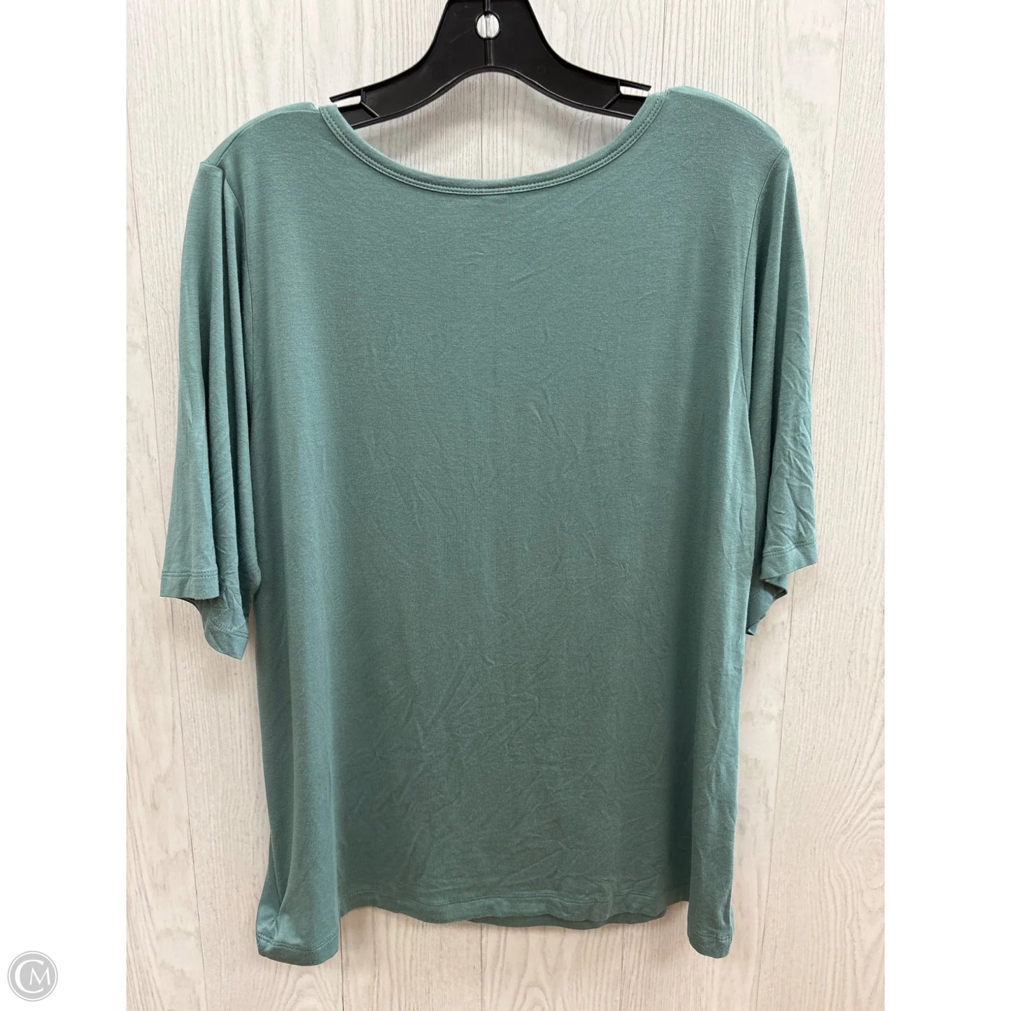 Top Short Sleeve By Clothes Mentor In Teal, Size: M