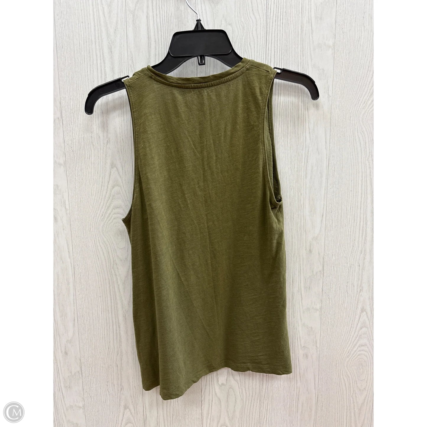 Top Sleeveless Basic By Madewell In Green, Size: S